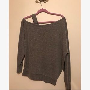Free people off shoulder sweat shirt